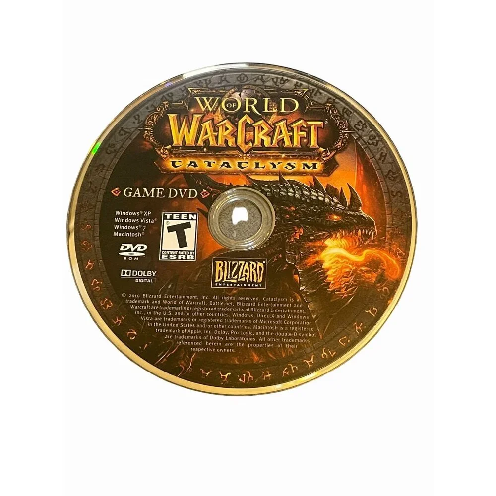 World of Warcraft: Cataclysm Expansion Set - Video Game PC disc